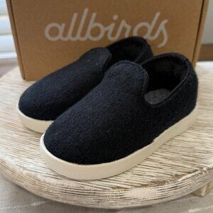 allbirds Smallbirds Wool Lounger Toddler 7 Slip On Sneaker Black Casual Shoe